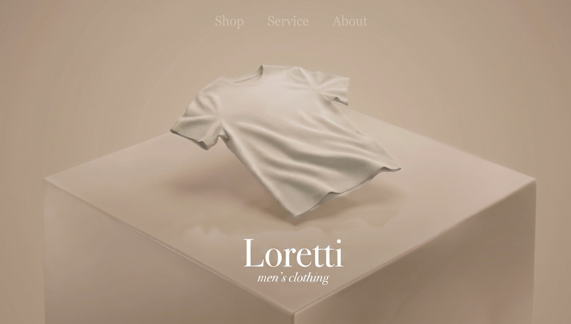 Loretti men's clothing site
